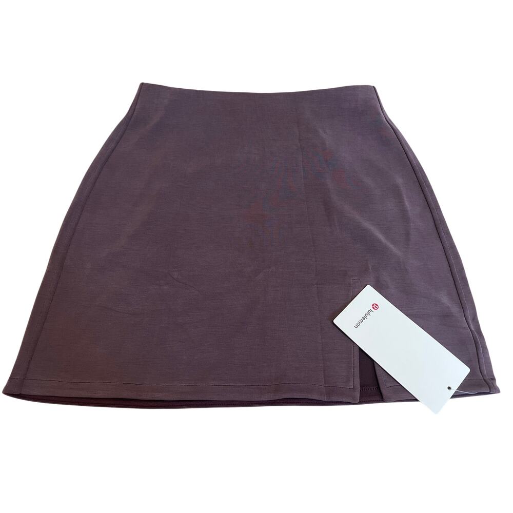 NWT Lululemon Softstreme High-Rise Mini Skirt XS Goodnight Plum Purple